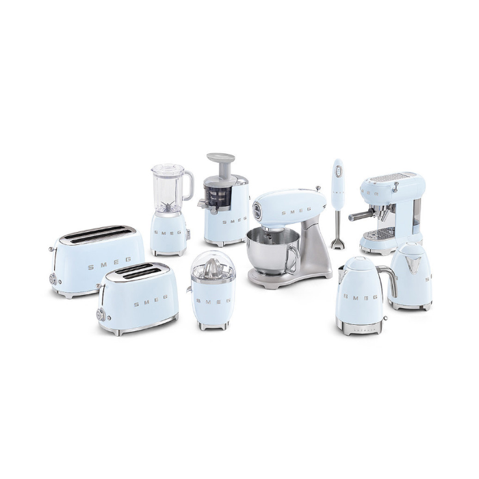 Smeg ECF01PBUK Smeg Espresso Machine Pastel Blue