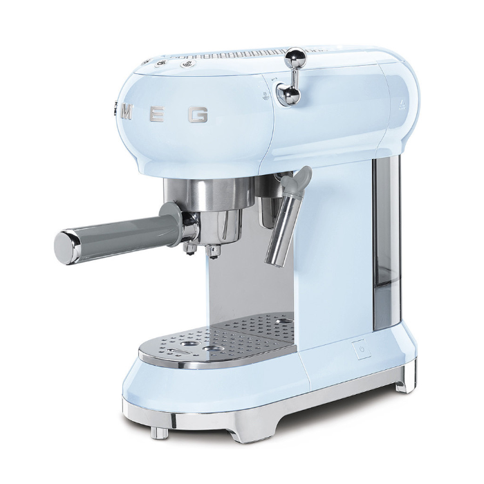 Smeg ECF01PBUK Smeg Espresso Machine Pastel Blue