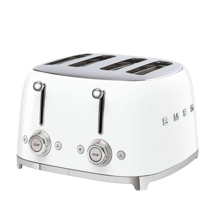 Smeg TSF03WHUK 4 Slice 50S Style Toaster-4Functions-6Levels - White