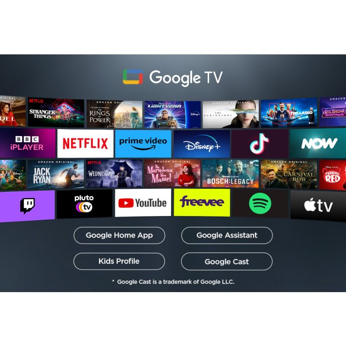 TCL 55V6C-UK 55inch 4K Direct LED HDR Google TV
