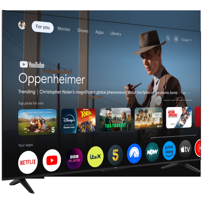 TCL 55V6C-UK 55inch 4K Direct LED HDR Google TV