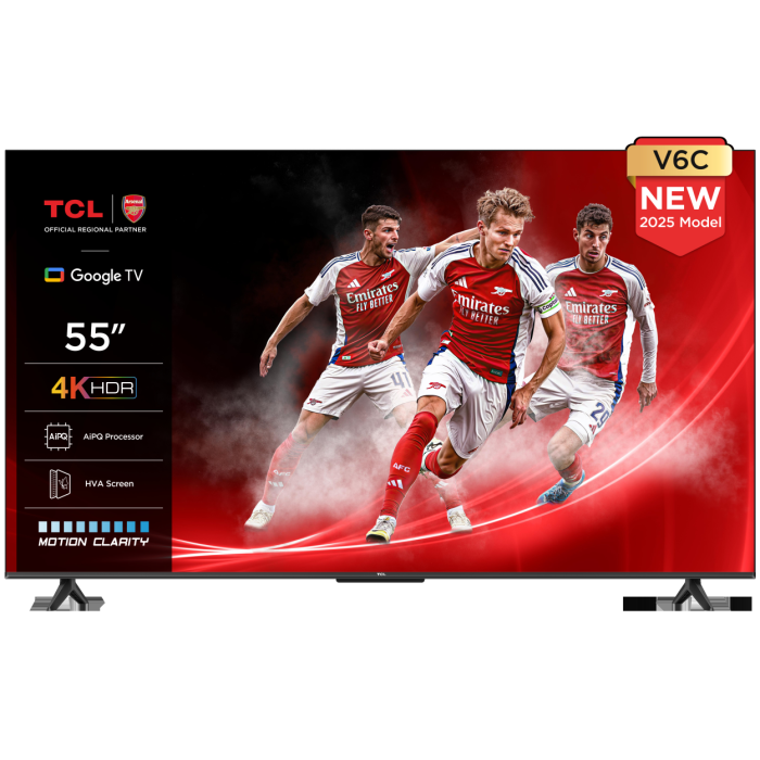 TCL 55V6C-UK 55inch 4K Direct LED HDR Google TV