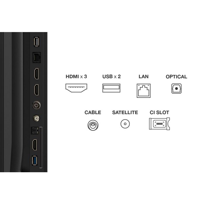 TCL 75V6C-UK 75inch 4K Direct LED HDR TV Google TV