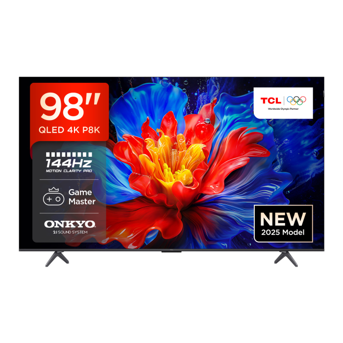 TCL 98P8K-UK 98inch 4K QLED HDR Ultra HD Google TV
