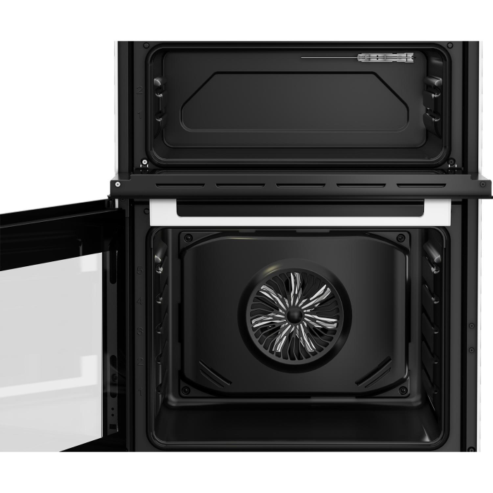 Zenith ZET605W 60cm Electric Cooker with Ceramic Hob - White