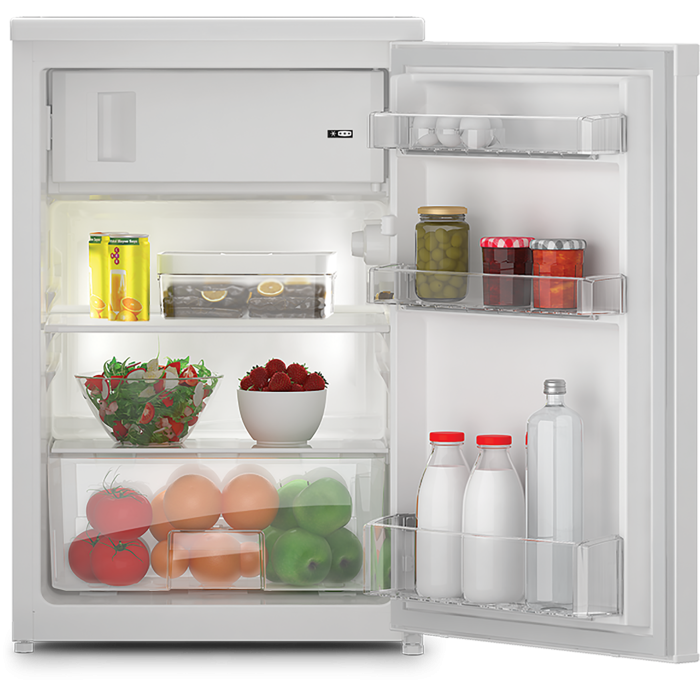 Zenith ZRS4584W 54cm Under Counter Fridge with 4 Star Freezer - White