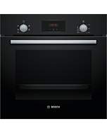 Bosch HHF113BA0B 59.4cm Built In Electric Single Oven With 3D Hot Air - Black