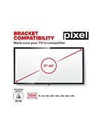 Pps Distribution Ltd PIX-FIX-SML10 Pixel Fixed Small Mount 17-43