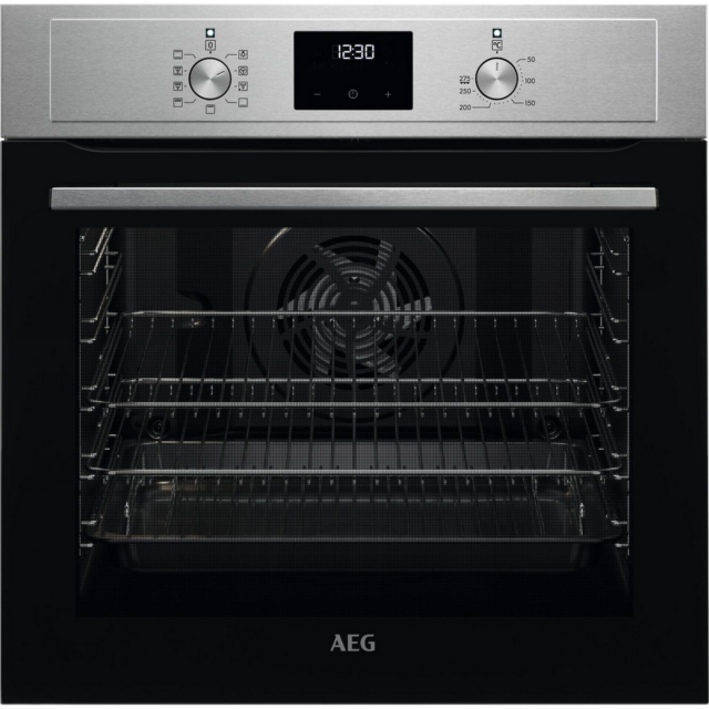 AEG BEX33501EM 59.4cm Built-In Electric Oven Steel