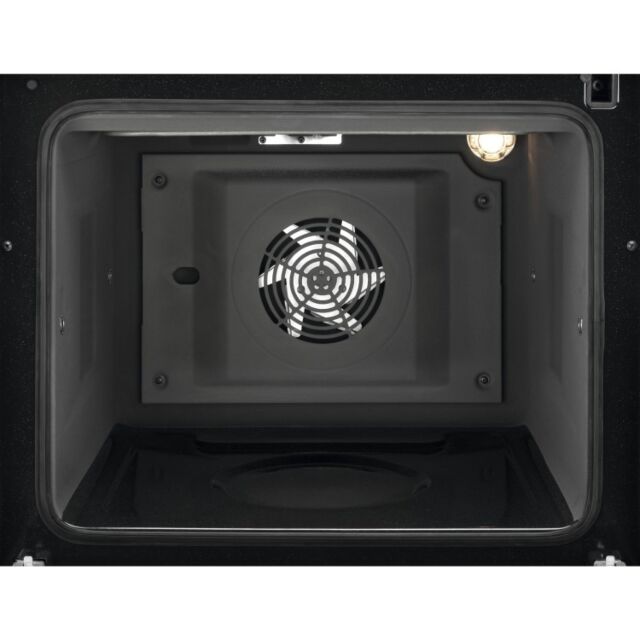 AEG CCX6540ACM 60cm Double Oven Electric Cooker with Ceramic Hob - Stainless Steel