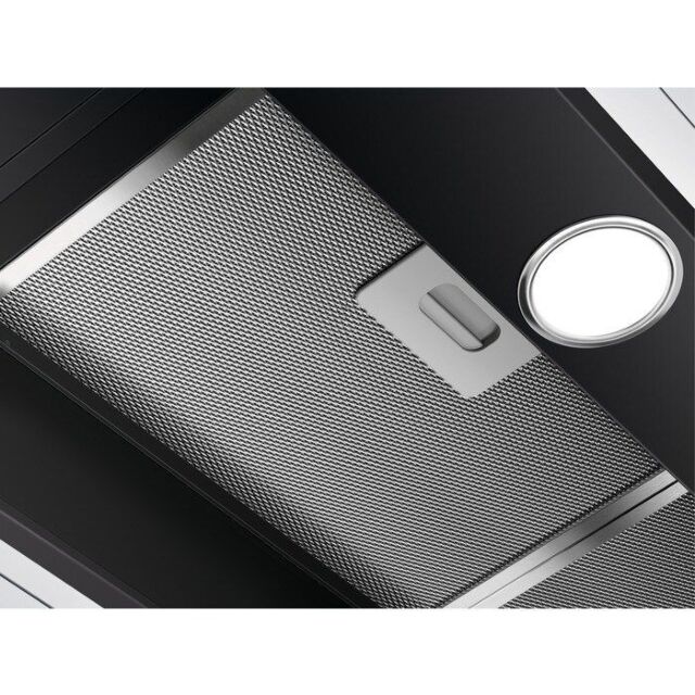 Aeg DGE5861HB 80cm Integrated Extractor LED Lighting, 3 Speeds, Matt Black