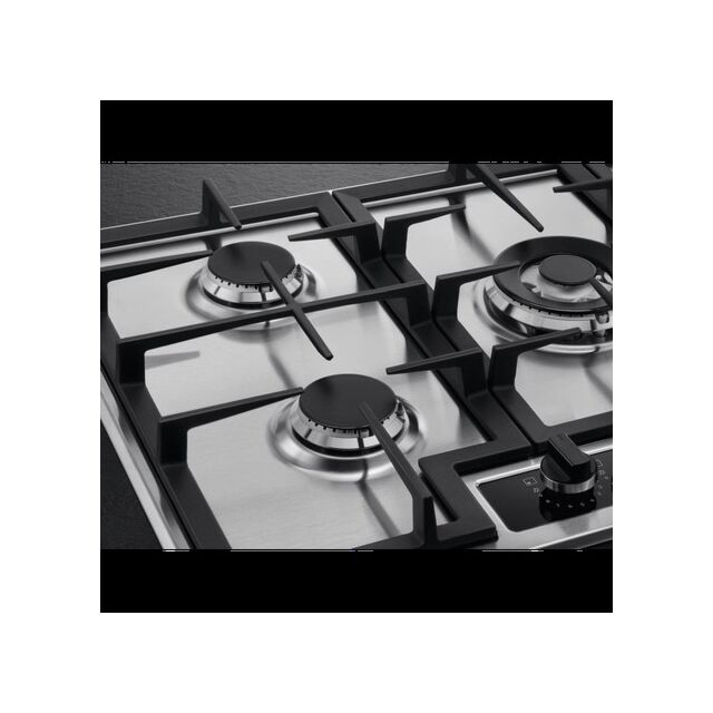 Aeg HGB75420YM 75cm Gas Hob - Stainless Steel