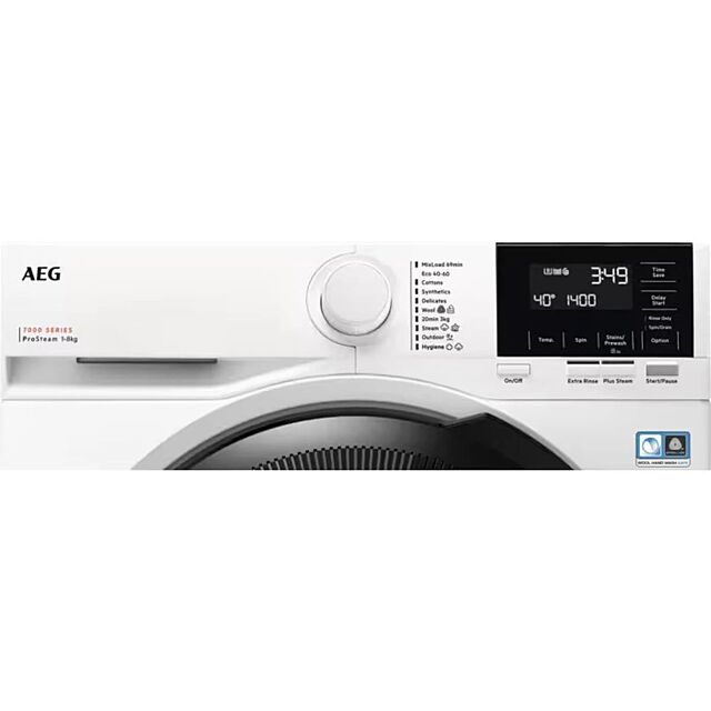 Aeg LFSR71844B 7000 Series Prosteam 8Kg 1400Rpm Washine Machine