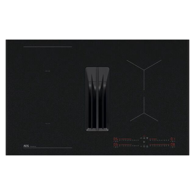 Aeg NCH84B03AZ SaphirMatt® 83cm Induction hob with Bridging zone and Extractor