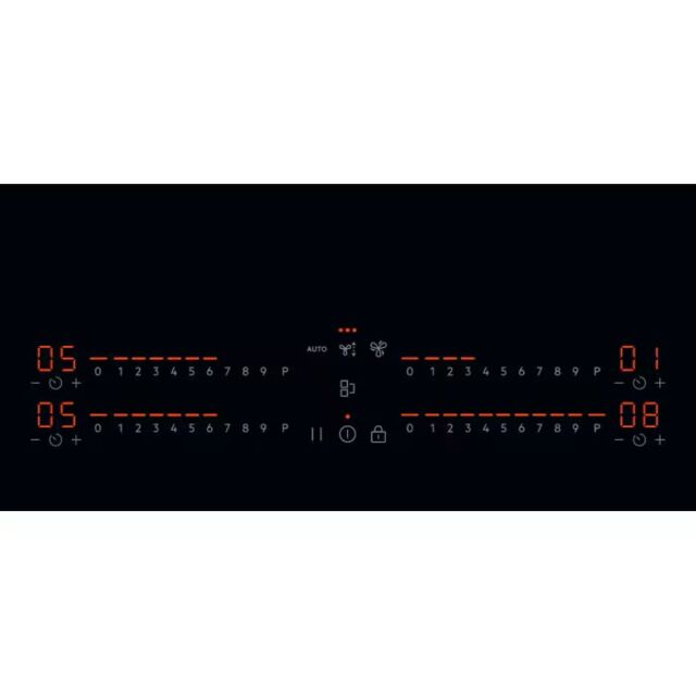 Aeg TH84CB03FB 81cm Induction hob with Bridging zone and Extractor