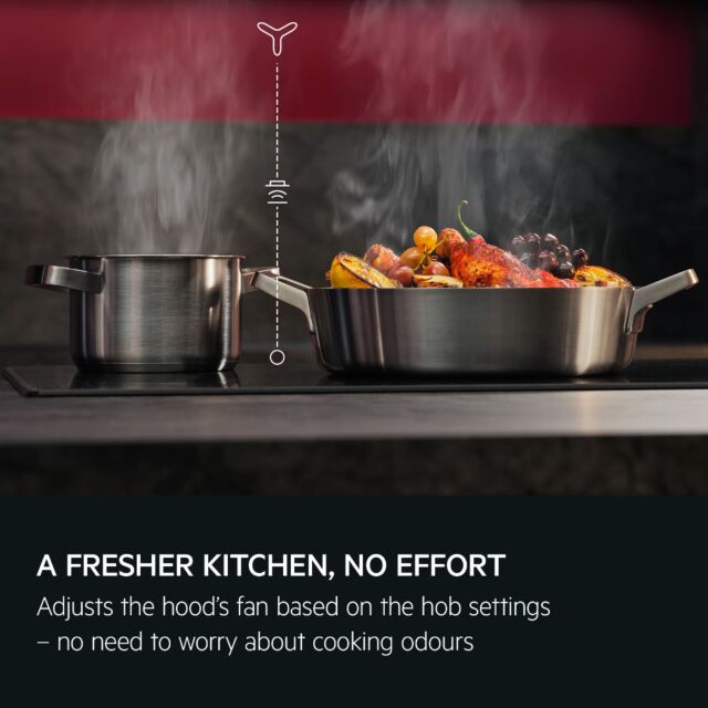 Aeg TK85IM00FB 80cm Maxisense Induction Hob, 5 cooking sections, Windmill design, Left and Right Bri