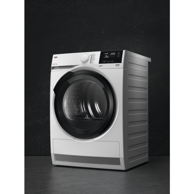 Aeg TR718L4B Sensidry Technology 8Kg Heat Pump Tumble Dryer - White