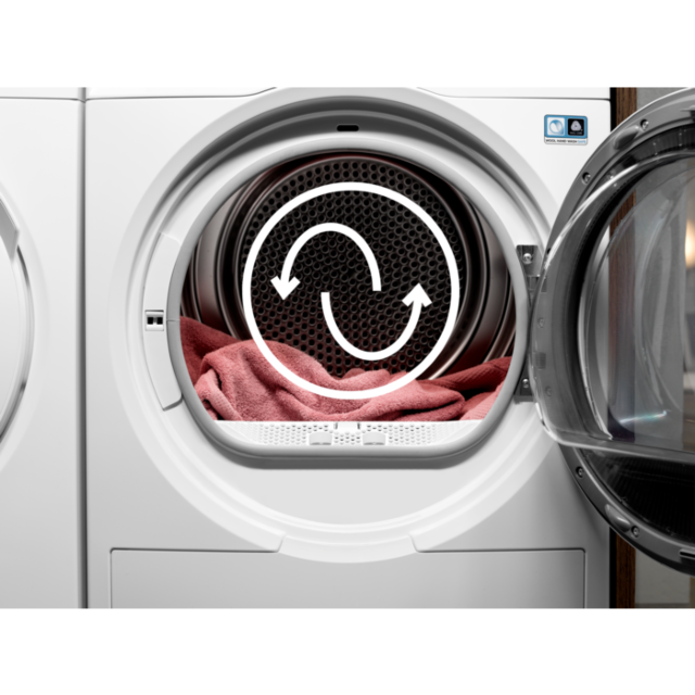 Aeg TR718L4B Sensidry Technology 8Kg Heat Pump Tumble Dryer - White