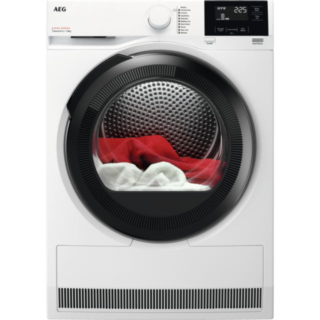 Aeg TR718L4B Sensidry Technology 8Kg Heat Pump Tumble Dryer - White