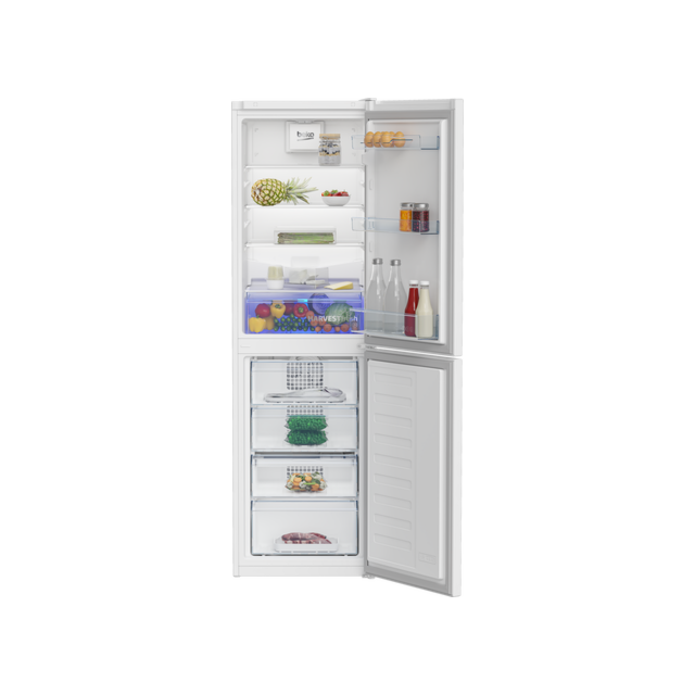Beko Ireland CNG4582VW Freestanding Frost Free Fridge Freezer With Harvestfresh