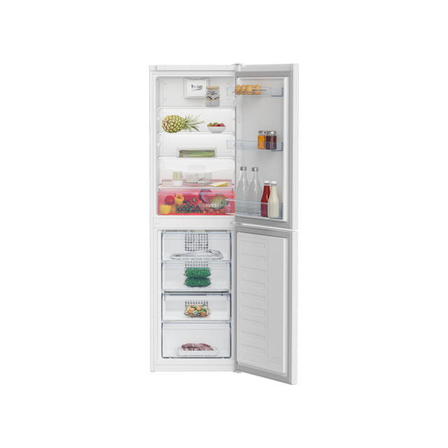 Beko Ireland CNG4582VW Freestanding Frost Free Fridge Freezer With Harvestfresh