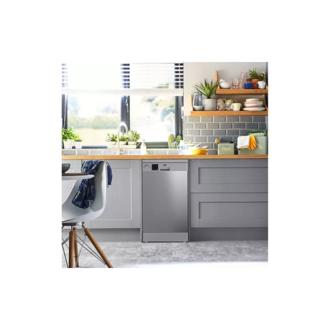 Beko Ireland DVS04020S Slimline Dishwasher - Silver