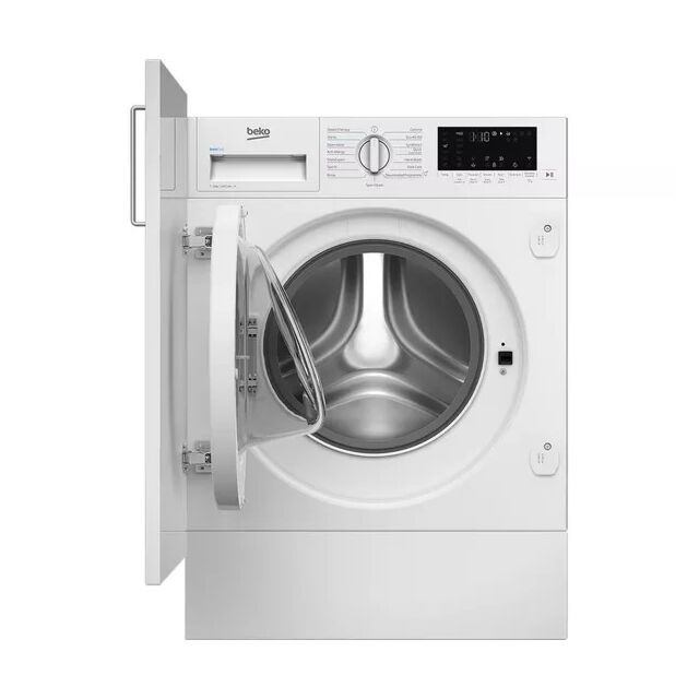 Beko Ireland WTIK94121F Integrated 9Kg 1400Rpm Washing Machine With Ironfast