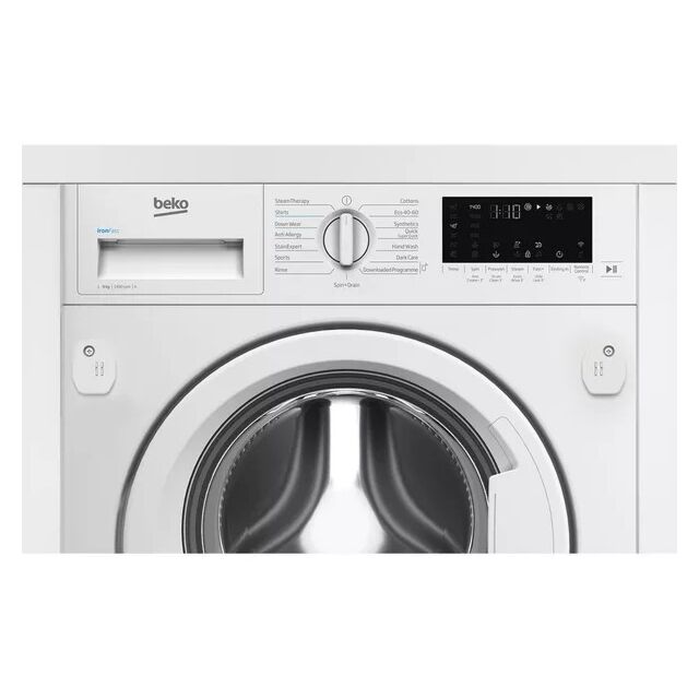 Beko Ireland WTIK94121F Integrated 9Kg 1400Rpm Washing Machine With Ironfast