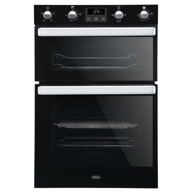 Belling BI902FPBLK Built In Electric Double Oven - Black