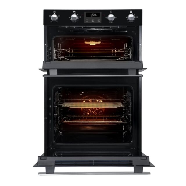Belling BI902FPBLK Built In Electric Double Oven - Black