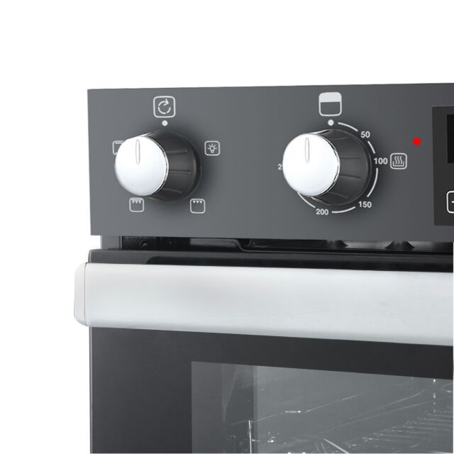Belling BI902FPBLK Built In Electric Double Oven - Black