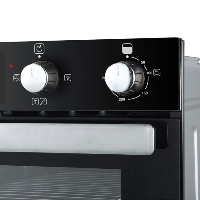 Belling BI902FPBLK Built In Electric Double Oven - Black