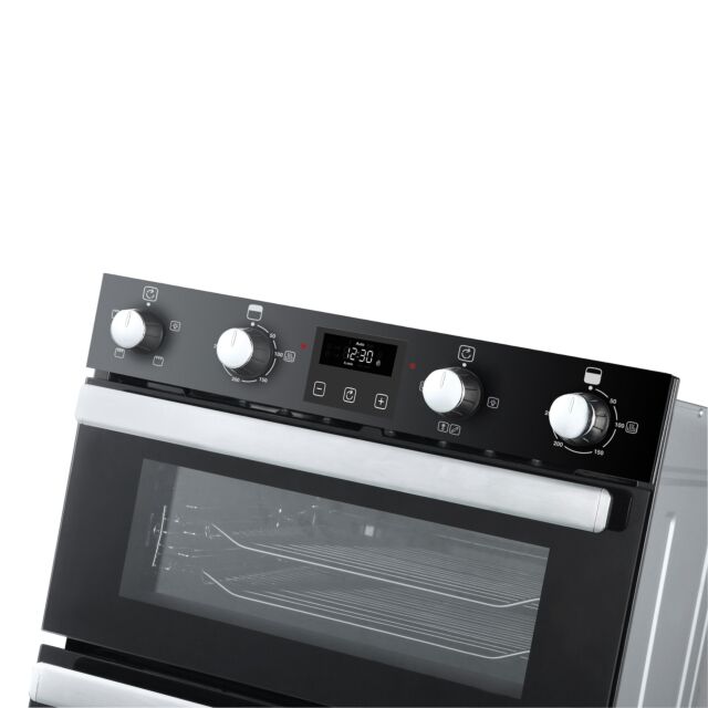 Belling BI902FPBLK Built In Electric Double Oven - Black