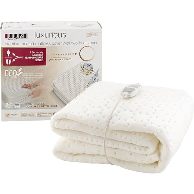 Beurer 375.6 (DNO) LUXURIOUS SINGLE HEATED MATTRESS COVER