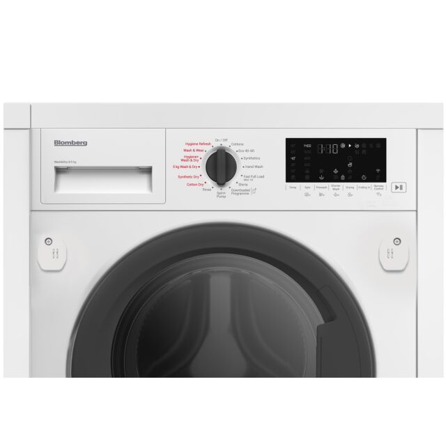 Blomberg LRI1854110 8kg/5kg 1400 Spin Built In Washer Dryer - White