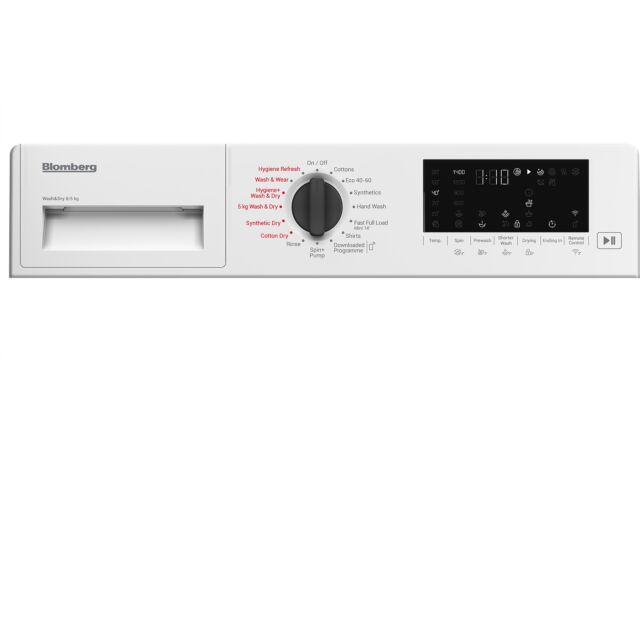 Blomberg LRI1854110 8kg/5kg 1400 Spin Built In Washer Dryer - White