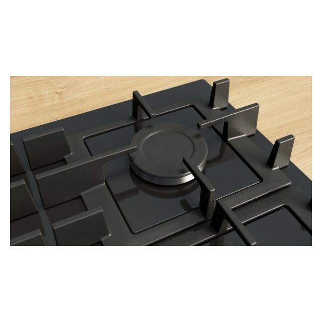 Bosch PNP6B6K40 60cm, 4 burners, Front control, 4 Dishwasher suitable cast iron pan supports