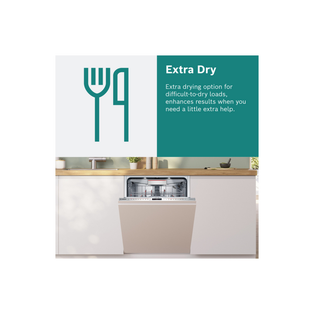 Bosch SMV2HTX02G Built In Dishwasher - 13 Place Settings - White