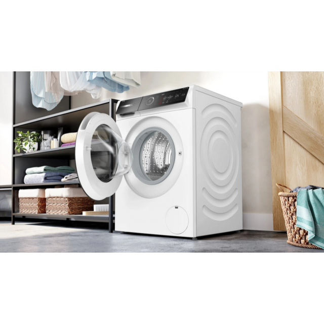 Bosch WGB256A2GB Capacity 10kg, 1400rpm, i-DOS, Iron Assist, 4D Wash, Anti Stain, Active Water Plus,