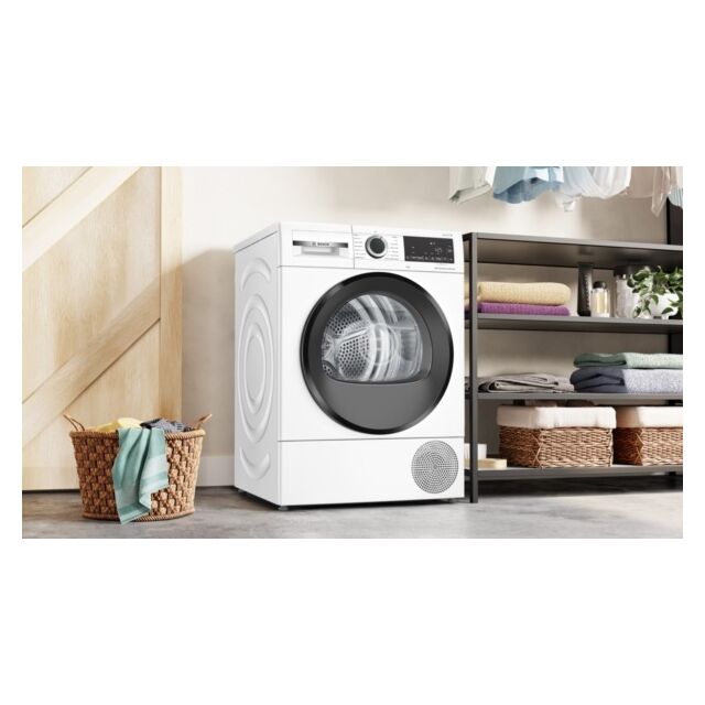 Bosch WQG24500GB Series 6 9kg Heat Pump Tumble Dryer - White