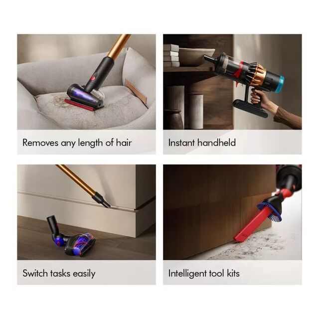 Dyson V16PISTONANML V16 Piston Animal Ds60 Cordless Vacuum Cleaner - Black Copper