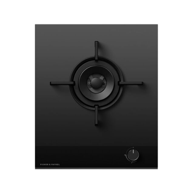 Fisher + Paykel CG451DLPGB4 450mm Wide 'Gas on Glass' Wok Burner, Minimal Style