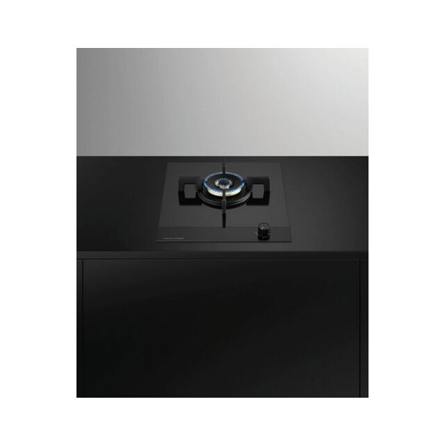 Fisher + Paykel CG451DLPGB4 450mm Wide 'Gas on Glass' Wok Burner, Minimal Style