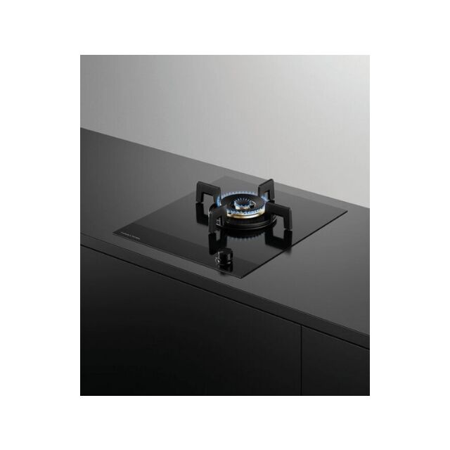 Fisher + Paykel CG451DLPGB4 450mm Wide 'Gas on Glass' Wok Burner, Minimal Style