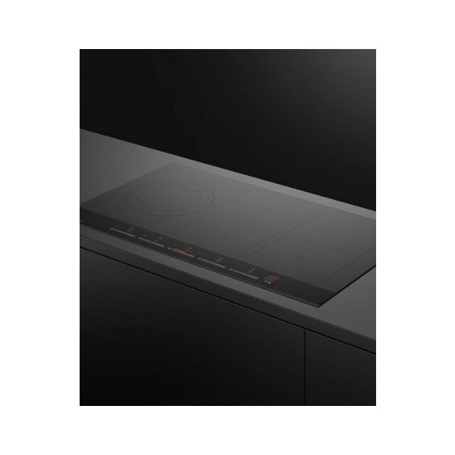 Fisher + Paykel CI905DTB4 900mm Wide Induction 'Touch & Slide Control' Frameless 5 Zone with Smart Z