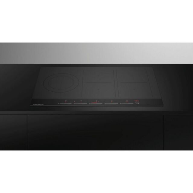 Fisher + Paykel CI905DTB4 900mm Wide Induction 'Touch & Slide Control' Frameless 5 Zone with Smart Z