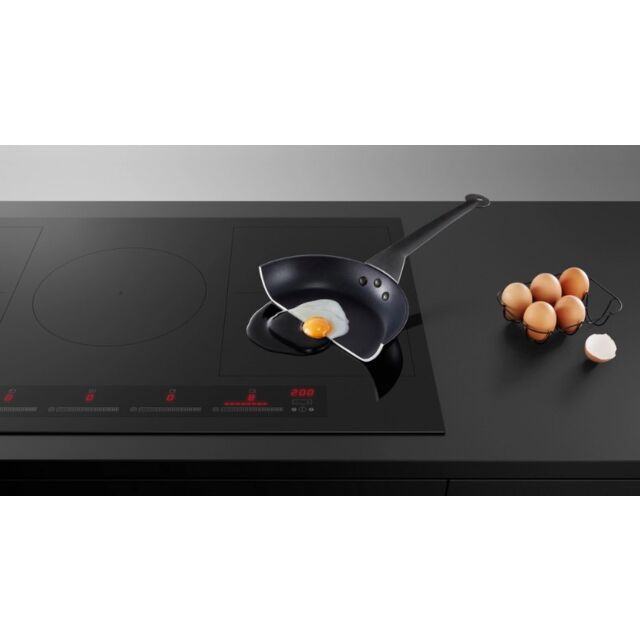 Fisher + Paykel CI905ZZDTB5 900mm Wide Induction 'Touch & Slide Control' Frameless 5 Zone with Smart
