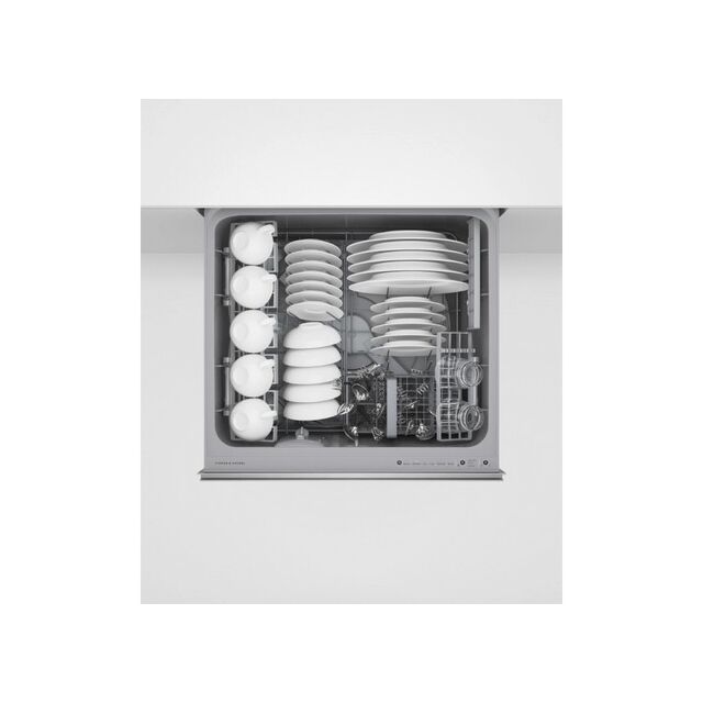 Fisher + Paykel DD60ST4HNX9 Dishwasher Dishdrawer™ Single Tall Tub, 6 Place Settings, Stainless Stee