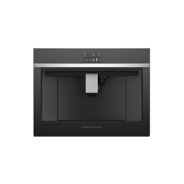 Fisher + Paykel EB60DSX1 Compact 'Bean to Cup' Coffee Centre, Contemporary (Stainless Steel Trim), 1