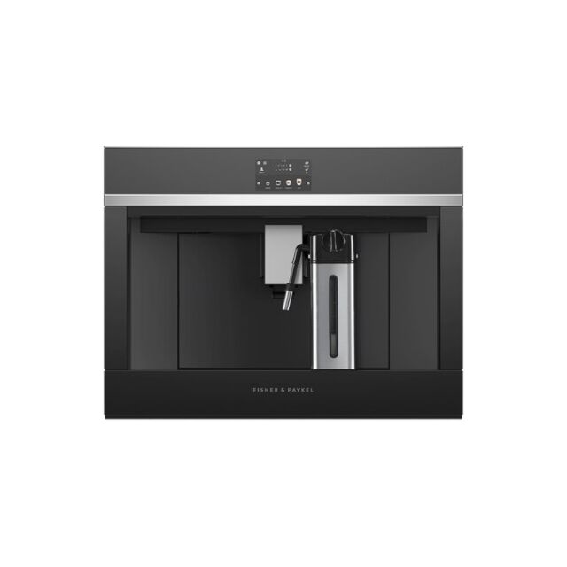 Fisher + Paykel EB60DSX1 Compact 'Bean to Cup' Coffee Centre, Contemporary (Stainless Steel Trim), 1